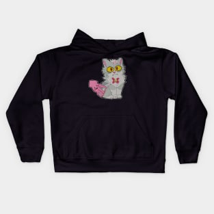 Ika - Neko original characters Kids Hoodie